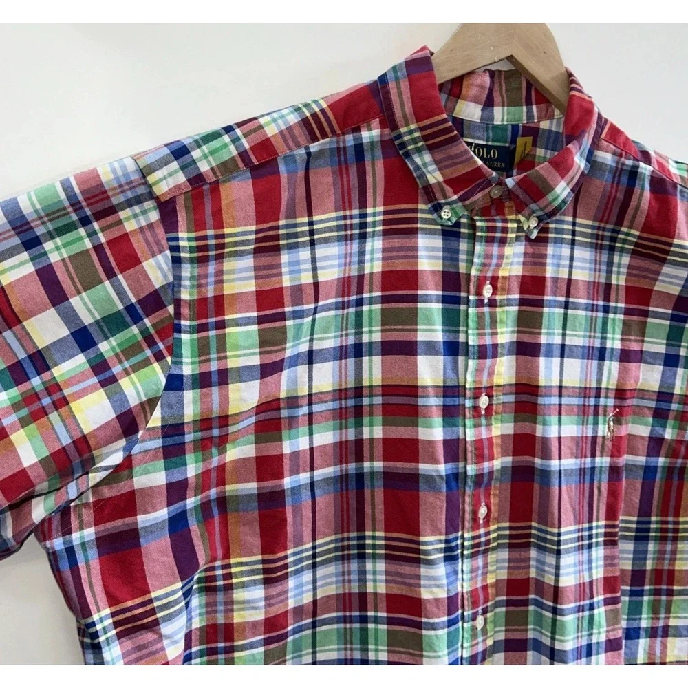 Mens Big & Tall Polo Ralph Lauren Short Sleeve Polo Shirt Sz 2XLT 2XL Tall